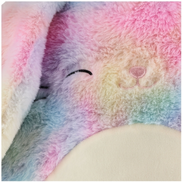 12" Fuzzamallow Cotton Candy Colored Bunny - "Candy" Limited Easter Edition Squi - Picture 3 of 16